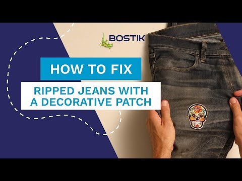 How to fix ripped jeans with fabric glue | Bostik UK