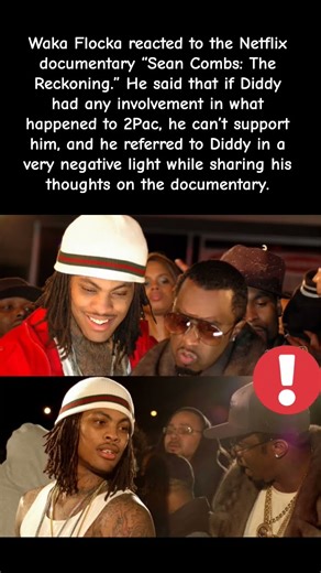 Waka Flocka’s Unexpected Response to the Diddy Documentary…! #diddy #wakaflocka #shorts #viralvideo