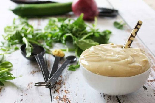 60 Second Condensed Milk Mayonnaise