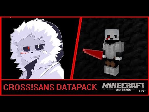 Cross-Sans In Minecraft(Datapack)