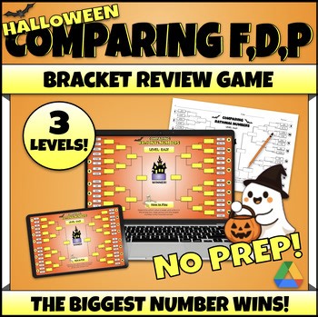 Fun Halloween Math Activity Comparing Rational Numbers Review