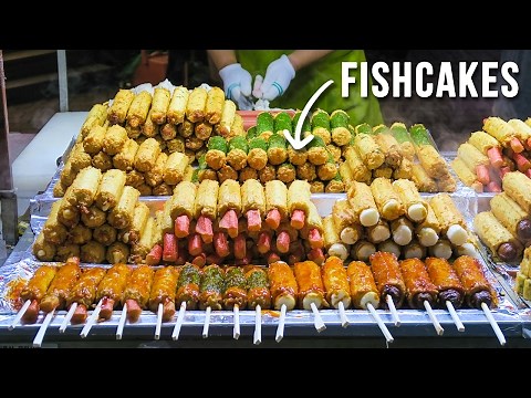 Korean Street Food in Myeongdong during Summer & Fall