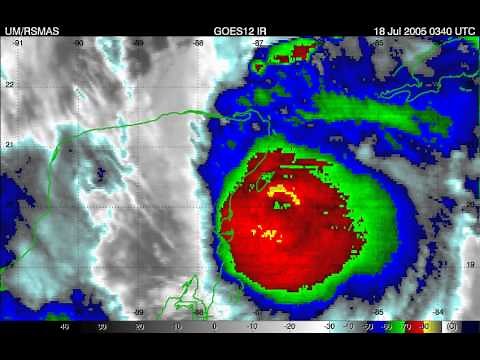 Hurricane Emily 2005: Cozumel landfall