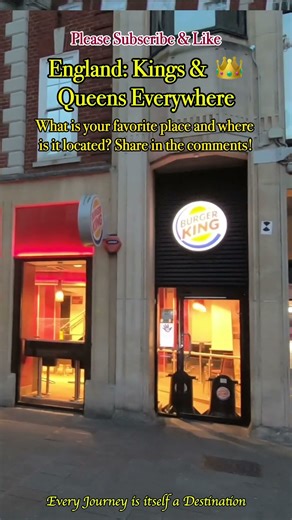Evening Lights at Queensgate & Burger King ✨#burgerking #eveningvibes #peterborough #nightscape #uk
