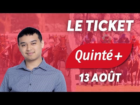 PRONOSTICS QUINTÉ+ - DIMANCHE 13 AOÛT À DEAUVILLE