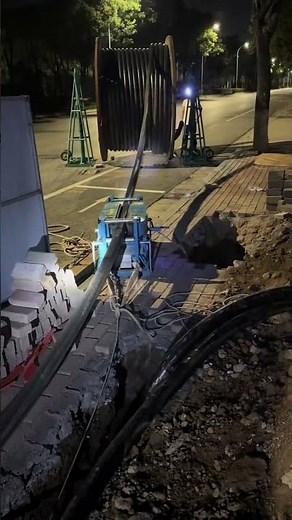 For efficient cable laying , professional equipment such as winches, pulleys, and cablepullers