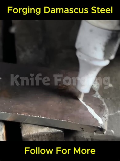 Forging Damascus Steel | Knife Forging