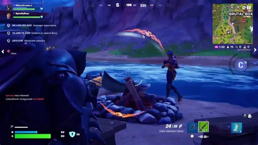 The Dark Knight Rises in Fortnite Gameplay
