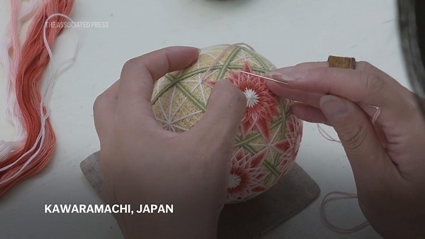 The joy and pain of hand crafting Japanese temari balls
