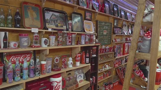 Two floor Coca-Cola collection that is sure to take you back in time