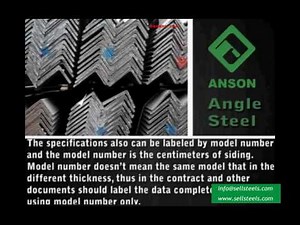 Angle Steel, Angle Steel Bar, Sizes