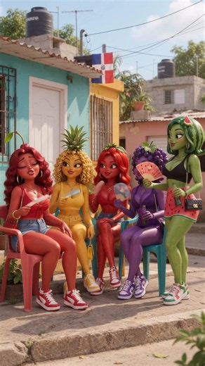 🍒🍍🍓🍇🍉 ¡CINCO AMIGAS, CERO CUARTOS Y MUCHAS GANAS DE RUMBA! 😂💸 Están tan en olla que hasta los patrocinadores tienen que pasar una entrevista. 🤣 Pero parece que Sandía consiguió una salida… 👀🔥 ¿Tú crees que esos tigueres tienen cuarto de verdad o las van a dejar pagando la cuenta? 😂👇🏽 💬 Comenta PARTE 2 y síguenos para descubrir el chisme. 🍿