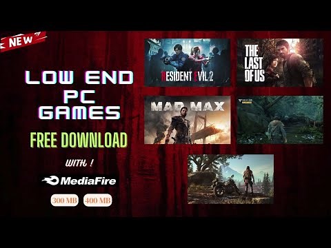 LOW END PC GAMES 2024 | HIGHLY COMPRESSED | UNDER 300mb 400mb | DOWNLOAD FREE WITH MEDIA FIRE LINK |