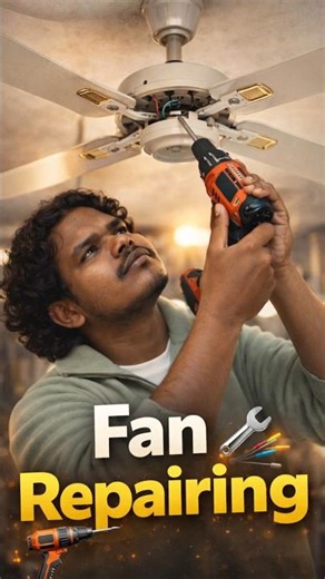Ceiling Fan Repair #ytshorts #fan #gopuvlog143
