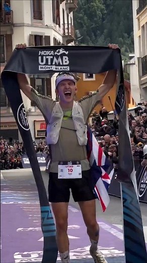 Tom Evans winner of The 🟥 UTMB #UTMB