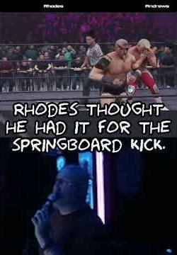 Rhodes DESTROYS Andrews with a Vertebraker & Boston Crab! #prowrestling #wrestlingclips