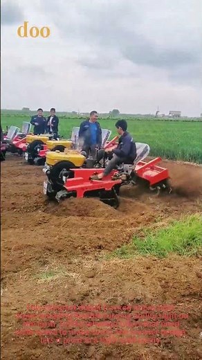Tracked diesel micro tiller with excellent flexible turning performance