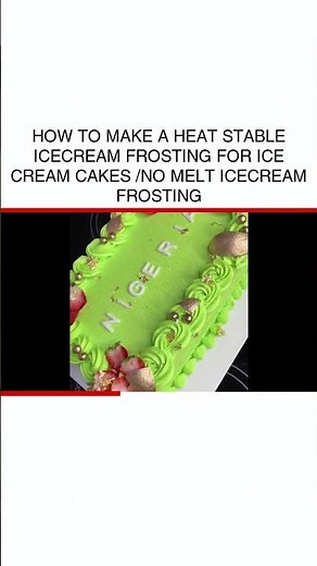 Ultimate No-Melt Ice Cream Frosting Recipe for Stunning Cakes #IceCream #Frosting #BakingHacks
