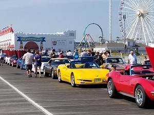450 Corvettes Take Over Ocean City Boardwalk