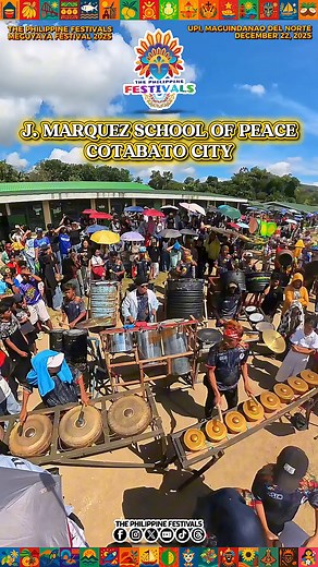 The Philippine Festival | 𝗠𝗘𝗚𝗨𝗬𝗔𝗬𝗔 𝗙𝗘𝗦𝗧𝗜𝗩𝗔𝗟 𝟮𝟬𝟮𝟱 𝐊ë𝐟ë𝐬𝐚𝐲𝐚𝐰 𝐋𝐨𝐰𝐨 𝐀𝐠ë𝐰𝐨𝐧: 𝐒𝐭𝐫𝐞𝐞𝐭 𝐃𝐚𝐧𝐜𝐞 𝐏𝐚𝐫𝐚𝐝𝐞 𝐚𝐧𝐝 𝐒𝐡𝐨𝐰𝐝𝐨𝐰𝐧 𝐂𝐨𝐦𝐩𝐞𝐭𝐢𝐭𝐢𝐨𝐧 📍Upi, Maguindanao del Norte | 📅 December 22, 2025 ⏰ 7:00 A.M. The heartbeat of Meguyaya Festival 2025 came alive through the powerful rhythms of the musicians from J. Marquez School of Peace, Cotabato City during the Street Dance Parade in Upi, Maguindanao del Norte. 🥁🌾 With every beat of the drum and e
