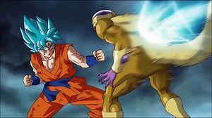 SSB Goku One Inch Punch Against Golden Frieza HD | Dragon Ball super