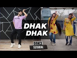 Dhak Dhak Dance Tutorial | Dhak Dhak Song Dance Tutorial | Ajay Poptron Tutorial