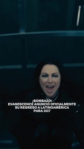 ¡FE DE ERRATAS: No hay confirmación oficial de la banda aún, pero es inminente. ¡ALERTA GÓTICA: Evanescence regresaría a Latinoamérica! 🏛️🖤 Ayer se terminó el misterio y el internet colapsó. La legendaria banda liderada por Amy Lee podría llegar a Latam con su esperado “Sanctuary Tour 2027”, una gira masiva que traería todo su poder de regreso a nuestro continente para los primeros meses del próximo año. 🐝🎸 Lo que tienes que saber de este regreso: Gira de Estadios y Arenas: Vienen con todo. 