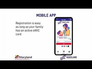 How To Sign Up for the Maryland WIC App