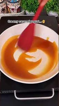 Creamy caramel yogurt 😋 #mycooking #cookingvideo #recipe #food #cookingclassychannel