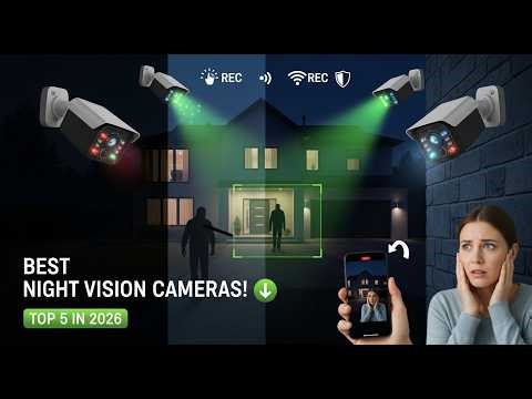 🔥 5 Best Night Vision Security Cameras in 2026 (See Everything in the Dark!)