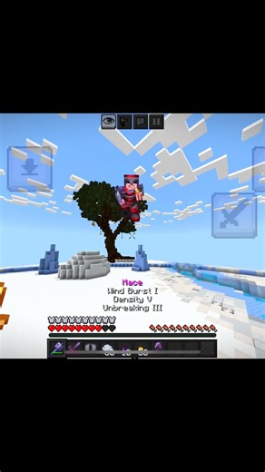 Mace PvP on sharpness server #minecraft #gaming