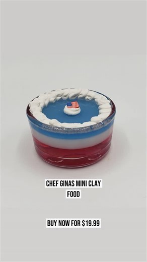Chef Gina's® Mini Food on Instagram: "Did you know even dolls can celebrate the 4th of July in style? 🇺🇸 Chef Gina's® 1:4th Scale Flag Jello Dessert Doll Accessory brings a festive splash of red, white, and blue to any dollhouse! Perfectly crafted for Barbie, Gene, GI Joe, and Byers' Choice dolls, this vibrant treat adds a fun and patriotic touch to your collection. Your mini friends deserve a sweet celebration too! Available now for $19.99! Grab yours here: https://ssdlr.shop/l/2df15110 #Mini