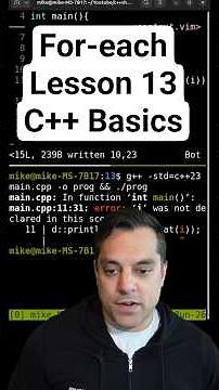 for-each loop, std::algorithm and more std::arrays [Learn C++ Shorts Lesson 13]
