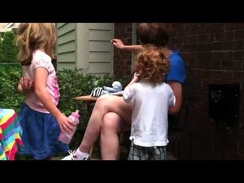 Kids learn how to smoke