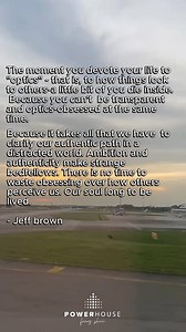 ✨ This is your reminder to live authentically! How often do we get caught up in what others think instead of embracing who we truly are? 💬 Let’s discuss: What does authenticity mean to you, and how do you stay true to yourself in a world full of distractions? Share your thoughts in the comments! 🔄 Tag someone who inspires you to be your true self! #Inspiration #JeffBrown #Authenticity #LiveYourTruth #SelfDiscovery #BeYourself #SoulLiving #MindfulAmbition #NoMoreOptics #EmbraceYourPath #PowerHo
