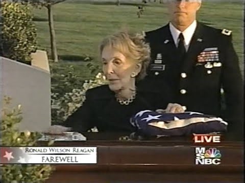 Former President Ronald Reagan funeral service on June 11, 2004