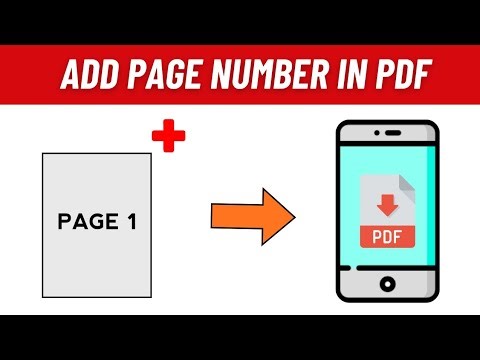 How to Add Page Number in PDF File in Mobile | Mobile se PDF File me Page Numbers Kaise Add Kare