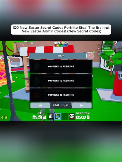 100 New Easter Secret Codes Fortnite Steal The Brainrot New Easter Admin Codes! (New Secret Codes) Part 4 #fortnite #brainrotcodes #stealthebrainrot #newsecret #secretcodes