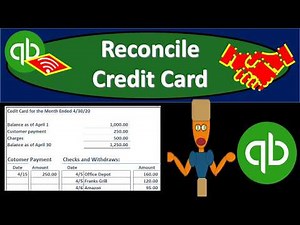 Reconcile Credit Card 470 QuickBooks Online 2020