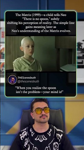 The Matrix - There is No Spoon! (The Origin) 🥄 #thescenesleuth
