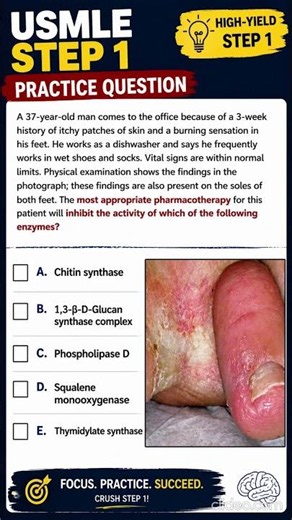 USMLE Step 1 Practice Question | #usmleprep #usmle #usmlestep1 #usmleexams