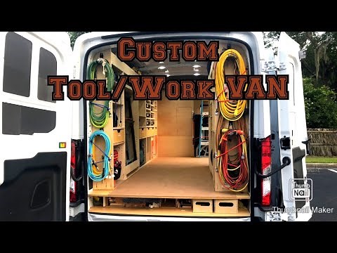 Custom Carpentry Tool/Work Van - Designed & Upfitted by Son of a Carpenter, Inc