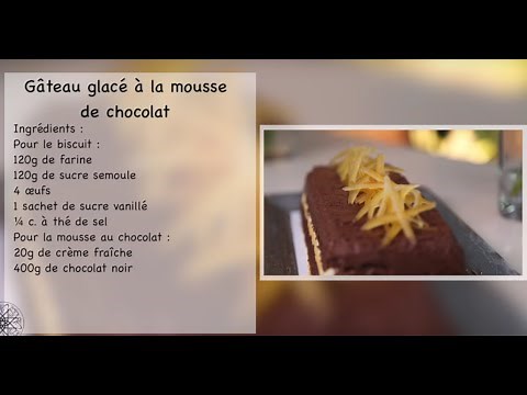 Choumicha : Recette de gâteau glacé à la mousse au chocolat (facile et réussie)