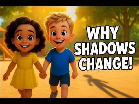 Why Do Shadows Change? | Mia & Leo Learn With the Sun | Kids Science in 60 Seconds