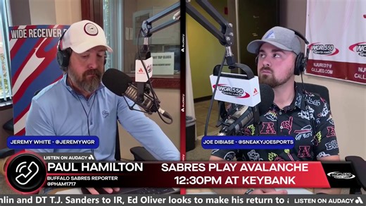 19K views · 94 reactions | Paul Hamilton joined Jeremy and Joe this morning to discuss the Sabres brutal start to their season, and made it clear just how ugly things already are for the team. Check out Paul's full appearance with the guys right here: https://youtu.be/4uabHYJuZ18 | WGR Sports Radio 550 | Facebook