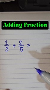 Adding Fraction #mathematicstutorial #SharpenYourMind | Mathematics Tutorial
