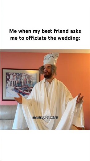 Brides gonna be pissed😂