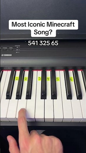 Mice On Venus Easy Piano Tutorial #piano #minecraft #tutorial