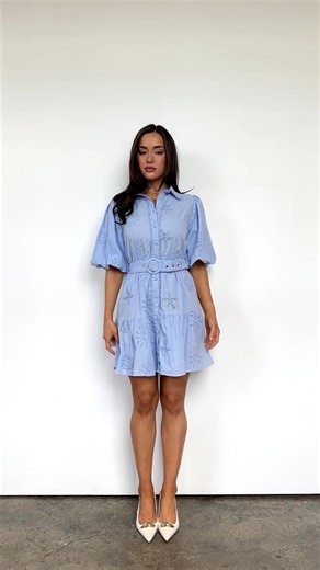 65K views · 24 reactions | Youthful and chic, the Josephine Dress in blue works for daytime dates or summer festivals ♡ | Gingham and Heels | Facebook