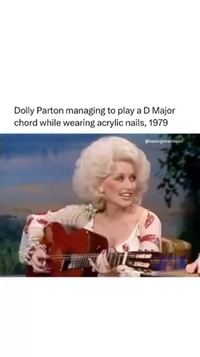 How Songs Are Created | @howsongsarecreated 🎶 Dolly Parton playing her guitar with acrylic nails on the Carson Tonight Show in 1979 #dollyparton #howsongsarecreated | Instagram